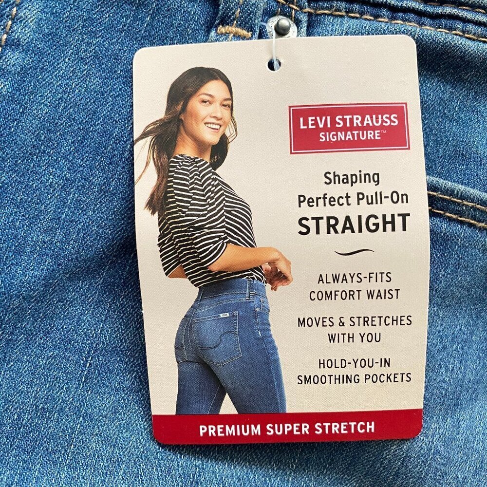 Levi Stretch Shaping Perfect Pull on Jeans 8